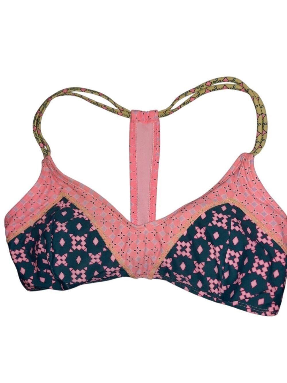 Xhilaration Multicolored Bikini Top Large